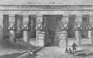 Portiek van de Tempel van Denderah