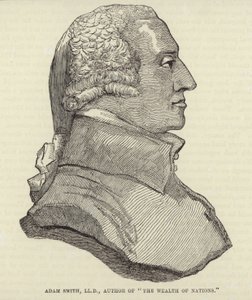 Portret van Adam Smith door English School