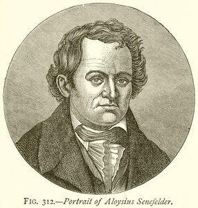 Portret van Aloysius Senefelder