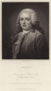 Portret van Anne-Robert-Jacques Turgot door English School