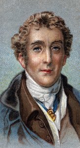 Portret van Arthur Wellesley door English School
