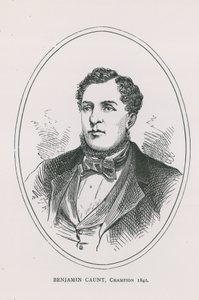 Portret van Benjamin Caunt door English School