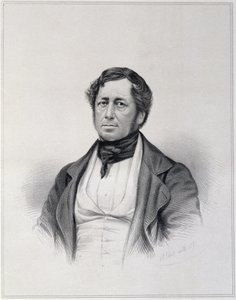 Portret van Charles Joseph Hullmandel (1789-1850), gegraveerd door G.B. Bleck door English School