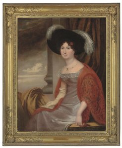 Portret van Charlotte Yeates, Lady Lopes door English School