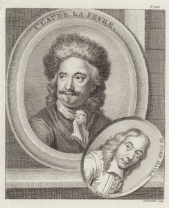 Portret van Claude le Fevre en John Hayls door English School