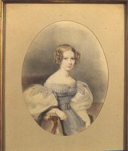 Portret van Gravin Elizabeth von Sandizell, bekend als Lili, 18 jaar oud