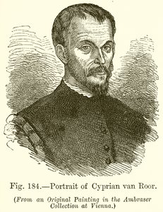 Portret van Cyprian Van Roor door English School