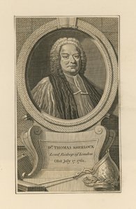 Portret van Dr Thomas Sherlock