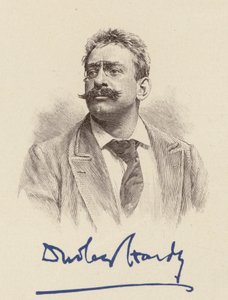 Portret van Dudley Hardy, karikaturist door English School