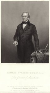 Portret van Edward Everett door English School