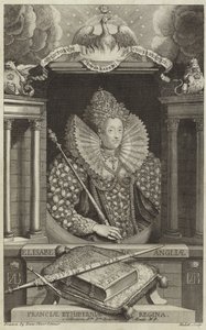 Portret van Elizabeth I van Engeland