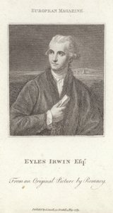 Portret van Eyles Irwin door English School