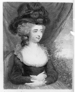 Portret van Fanny Burney (Madame d