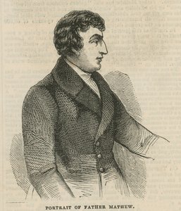 Portret van Vader Theobald Mathew