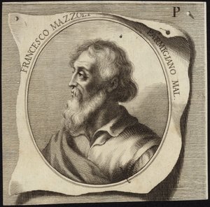 Portret van Francesco Mazzola door English School