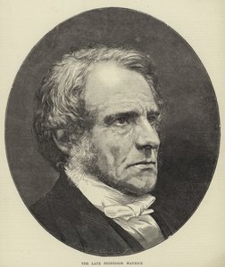 Portret van Frederick Denison Maurice door English School