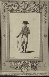 Portret van George Augustus Frederick, Prins van Wales door English School