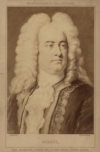 Portret van George Friedrich Händel door English School