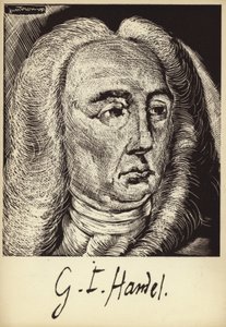 Portret van George Friedrich Handel