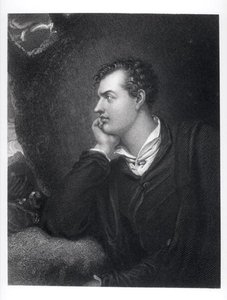 Portret van George Gordon, 6e Lord Byron van Rochdale (1788-1824)