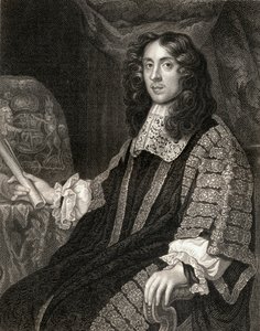 Portret van Heneage Finch, uit Lodges British Portraits