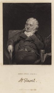 Portret van Henry Fuseli door English School