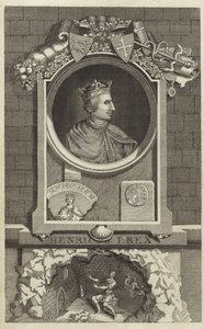 Portret van Hendrik I van Engeland door English School