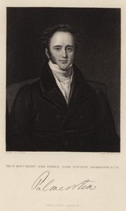 Portret van Henry John Temple door English School