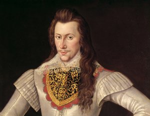 Portret van Henry Wriothesley (1573-1624) 3e Graaf van Southampton (detail) door English School
