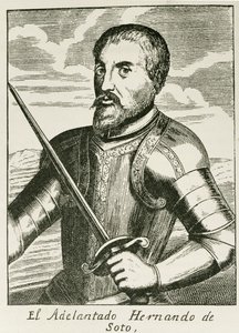 Portret van Hernando de Soto (c.1496-1542) uit 