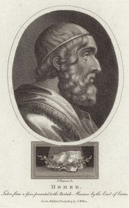 Portret van Homerus