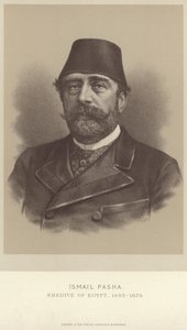 Portret van Ismail Pasha door English School