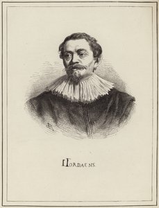 Portret van Jacob Jordaens door English School