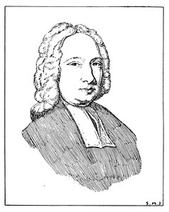 Portret van James Bradley door English School