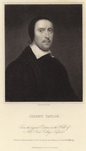 Portret van Jeremy Taylor door English School