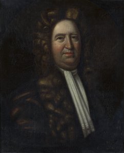 Portret van John Bacon door English School