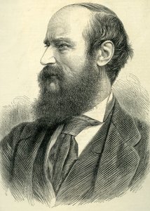Portret van John Bagnold Burgess, 1877