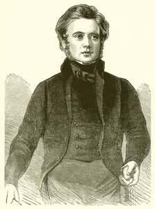 Portret van John Bright in 1843 door English School
