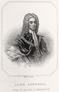 Portret van John Campbell, Hertog van Argyll en Greenwich door English School