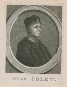 Portret van John Colet door English School