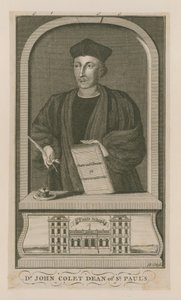 Portret van John Colet door English School