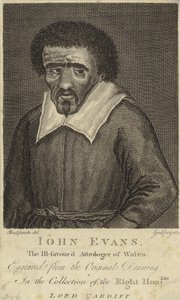 Portret van John Evans door English School