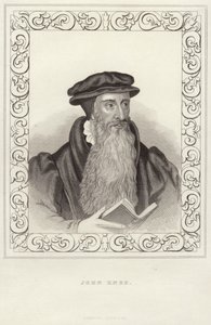 Portret van John Knox door English School