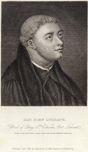 Portret van John Lydgate van Bury door English School