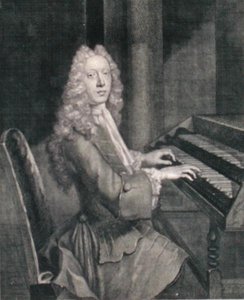 Portret van John Robinson (1682-1762) gegraveerd door George Vertue (1684-1756)
