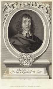 Portret van John Rushworth door English School