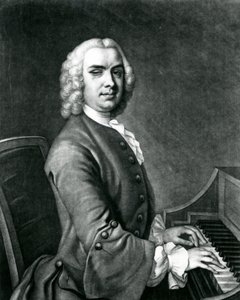 Portret van John Stanley (1712-86) (gravure) door English School
