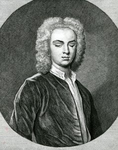 Portret van John Stanley (1712-86) (gravure) door English School