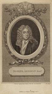 Portret van Joseph Addison door English School