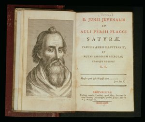 Portret van Juvenal uit 